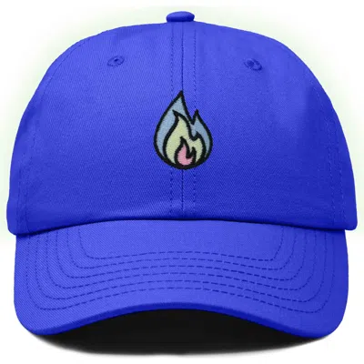 Dalix Fire Dad Hat In Royal Blue