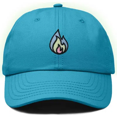 Dalix Fire Dad Hat In Teal