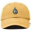 Dalix Fire Dad Hat In Washed Gold