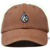 Dalix Fire Dad Hat In Washed Orange