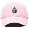 Dalix Fire Dad Hat In Washed Pink