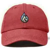 Dalix Fire Dad Hat In Washed Red