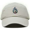 Dalix Fire Dad Hat In Washed Stone White