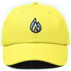 Dalix Fire Dad Hat In Yellow