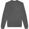 Dalix Fire Fleece Sweatshirt In Asphalt Gray