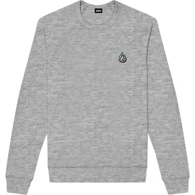 Dalix Fire Fleece Sweatshirt In Athletic Heather