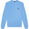 Dalix Fire Fleece Sweatshirt In Carolina Blue