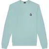 Dalix Fire Fleece Sweatshirt In Heather Blue Lagoon