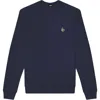 Dalix Fire Fleece Sweatshirt In Heather Navy
