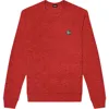 Dalix Fire Fleece Sweatshirt In Heather Red