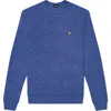 Dalix Fire Fleece Sweatshirt In Heather True Royal