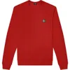 Dalix Fire Fleece Sweatshirt In Red