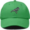 Dalix Fossil Embroidered Outdoor Hat In Kelly Green