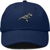 Dalix Fossil Embroidered Outdoor Hat In Navy Blue