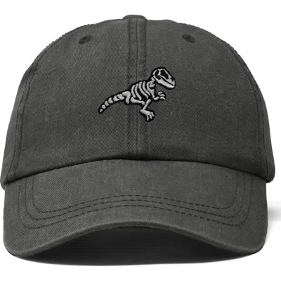 Dalix Fossil Embroidered Outdoor Hat In Washed Gray