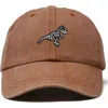 Dalix Fossil Embroidered Outdoor Hat In Washed Orange