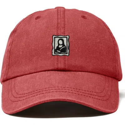 Dalix Frame Dad Cap In Red