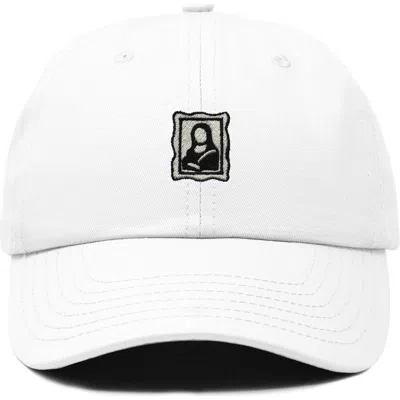 Dalix Frame Dad Cap In White