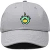 Dalix Froggy Unicorn Embroidered Cap In Gray