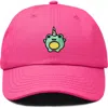Dalix Froggy Unicorn Embroidered Cap In Hot Pink