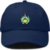 Dalix Froggy Unicorn Embroidered Cap In Navy Blue