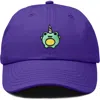 Dalix Froggy Unicorn Embroidered Cap In Purple