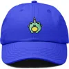 Dalix Froggy Unicorn Embroidered Cap In Royal Blue