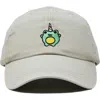 Dalix Froggy Unicorn Embroidered Cap In Washed Stone White