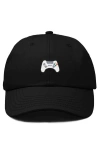 Dalix Game Controller Embroidered Hat In Black