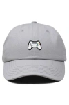 Dalix Game Controller Embroidered Hat In Gray