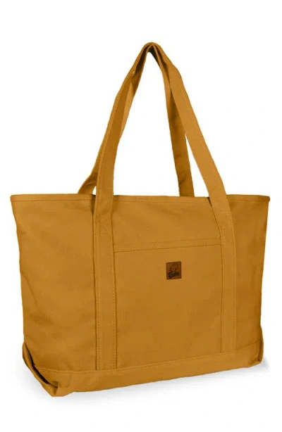 Dalix Ghost 23" Carryall Canvas Tote Bag In Orange