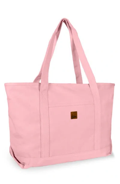 Dalix Ghost 23" Carryall Canvas Tote Bag In Pink