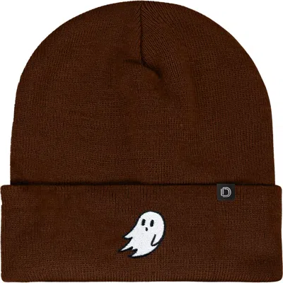 Dalix Ghost Beanie In Brown