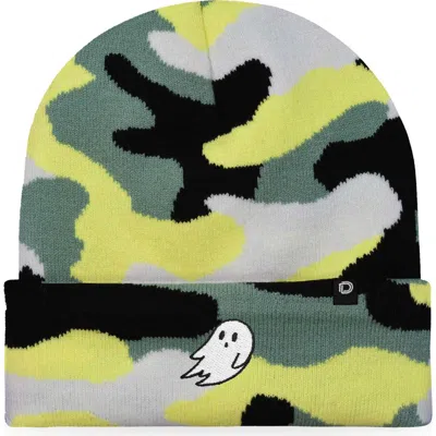 Dalix Ghost Beanie In Green Camo