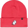 Dalix Ghost Beanie In Neon Pink