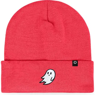 Dalix Ghost Beanie In Neon Pink
