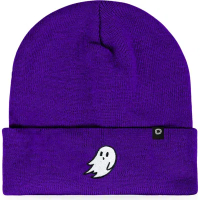 Dalix Ghost Beanie In Purple
