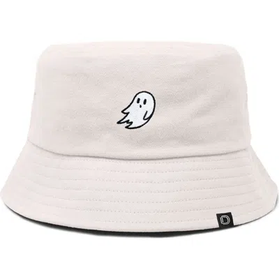 Dalix Ghost Bucket Hat In White