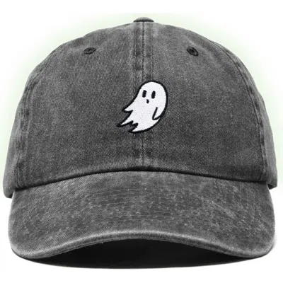 Dalix Ghost Dad Hat In Washed Black