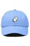 Dalix Ghost Embroidered Low Crown Cap In Purple