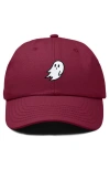 Dalix Ghost Embroidered Low Crown Cap In Brown
