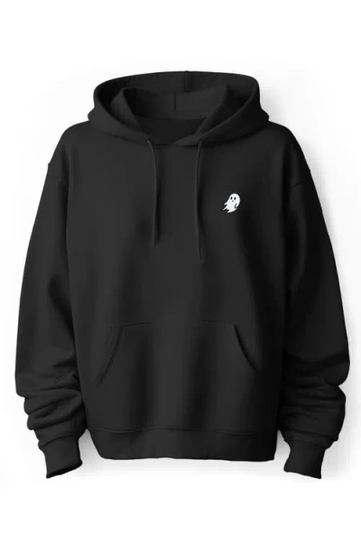 Dalix Ghost Fleece Hoodie In Black