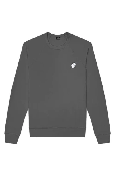 Dalix Ghost Fleece Sweatshirt In Asphalt Gray