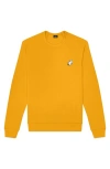 Dalix Ghost Fleece Sweatshirt In Gold