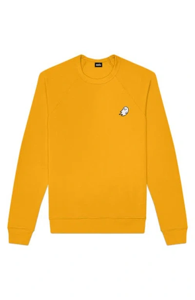 Dalix Ghost Fleece Sweatshirt In Gold
