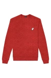 Dalix Ghost Fleece Sweatshirt In Heather Red