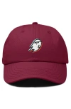 Dalix Ghost Life Embroidered Casual Cap In Maroon
