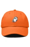 Dalix Ghost Life Embroidered Casual Cap In Orange