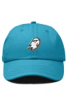 Dalix Ghost Life Embroidered Casual Cap In Teal