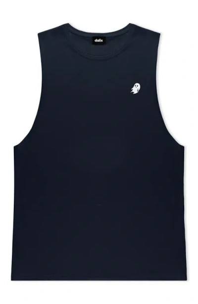 Dalix Ghost Lightweight Jersey Tank In Blue